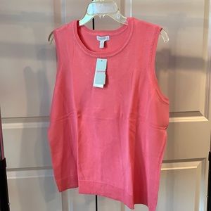 Charter Club Knit Pink Tank Top NWT